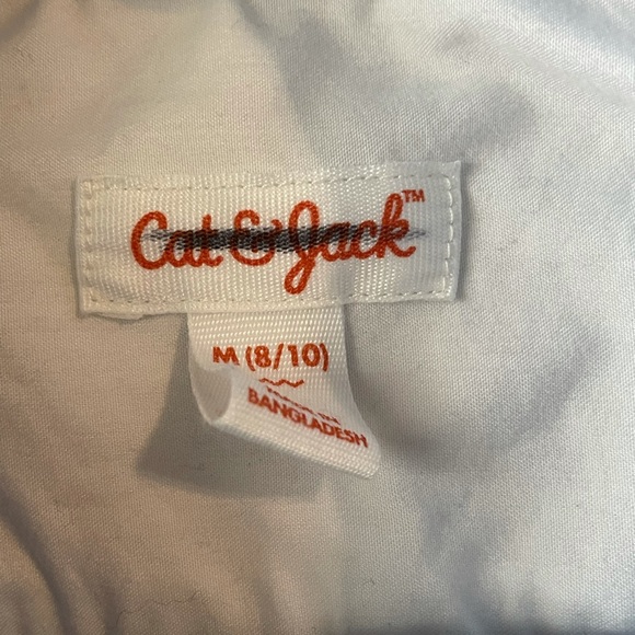 Cat & Jack Boy’s Striped Long Sleeve Button Up Shirt EUC - Picture 6 of 15